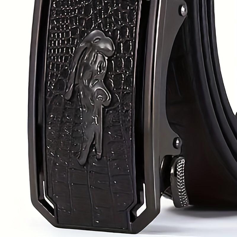 PP31013 Men's Automatic Buckle Leather Belt