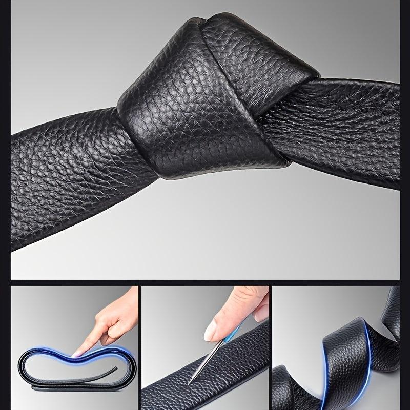 Men's Business Casual Automatic Buckle High Belt