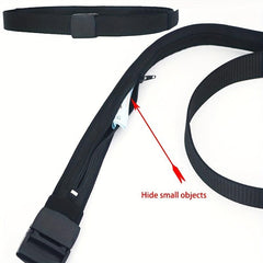 Men's Casual Buckle Belt Zipper Wallet Outdoor Party Accessory