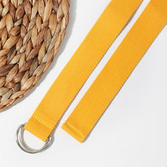 Casual Yellow Belt for Men and Women