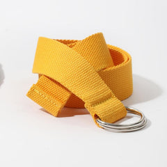 Casual Yellow Belt for Men and Women