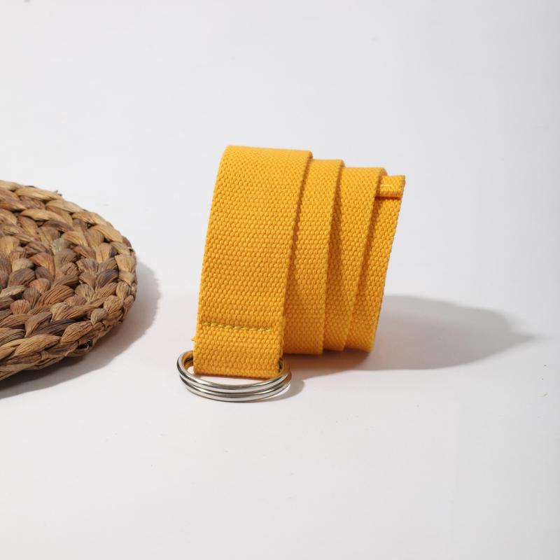 Casual Yellow Belt for Men and Women