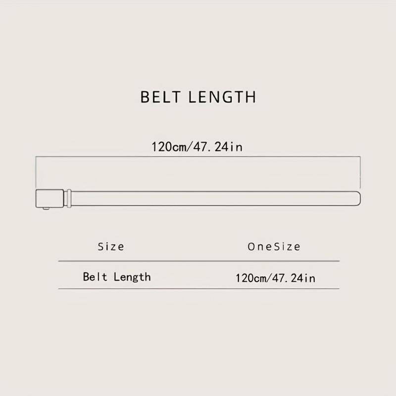 Men's Classic Automatic Buckle Belt Business PU Leather Belt