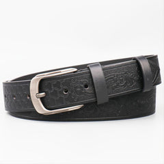 Vintage Phoenix Tail Embossed Men's Belt