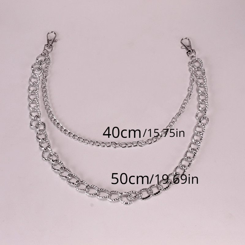 Vintage Punk Pant Chains on Jeans Keychain for Women Men