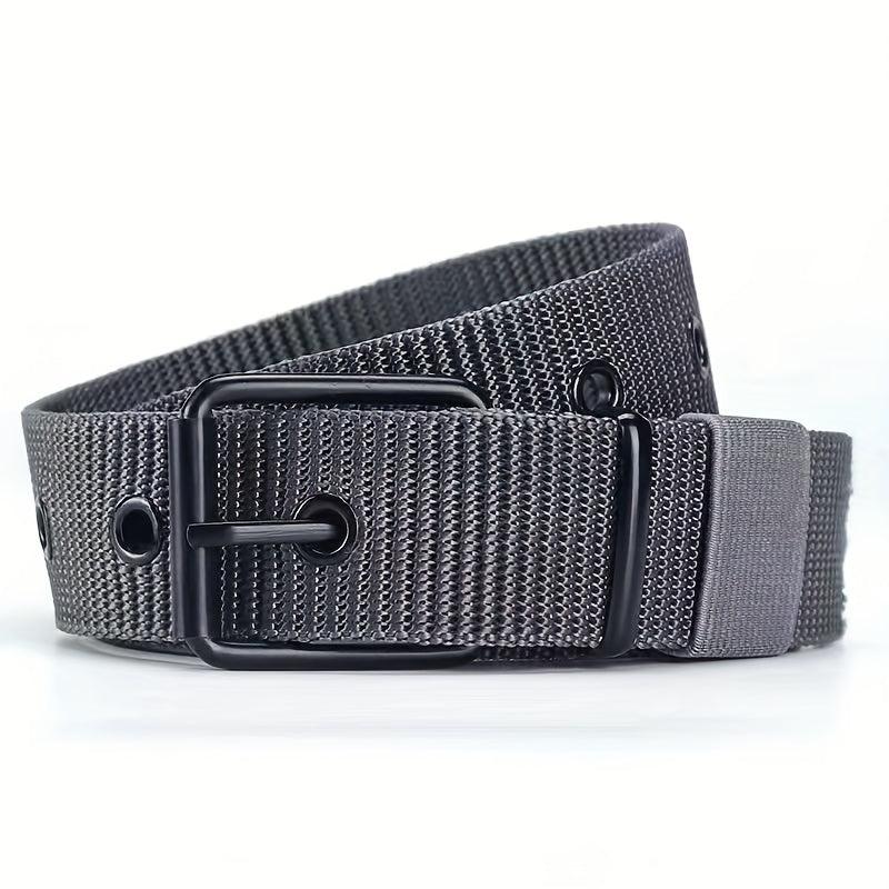 Breathable Nylon Fabric Belt Youth Pin Buckle Trousers Jeans Belt