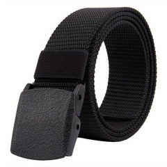 24Inch Men's Canvas Belt Outdoor Tactical Nylon Adjustable