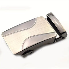 Metal Texture Automatic Belt Buckle for Men