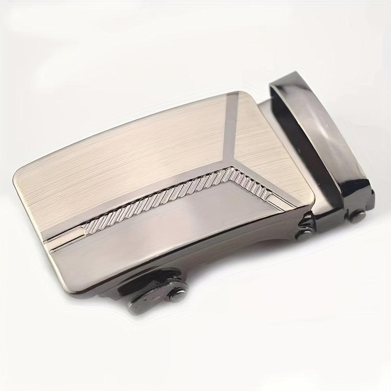 Metal Texture Automatic Belt Buckle for Men