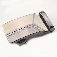 Metal Texture Automatic Belt Buckle for Men