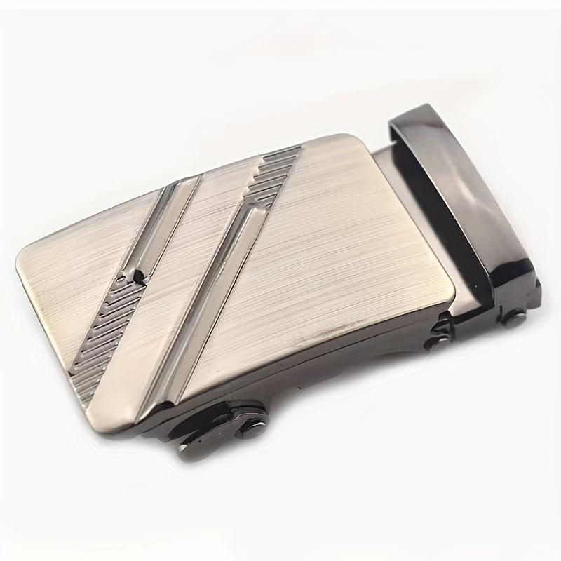 Metal Texture Automatic Belt Buckle for Men