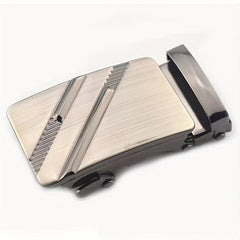 Metal Texture Automatic Belt Buckle for Men