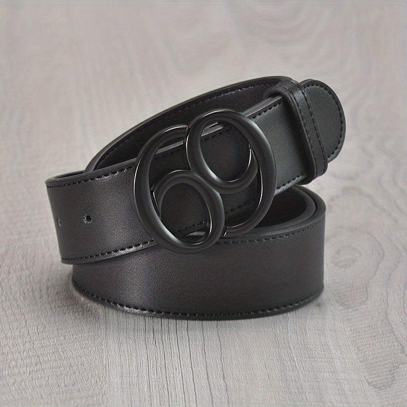 Leather Belt Smooth Buckle Men's Versatile 69 Belt