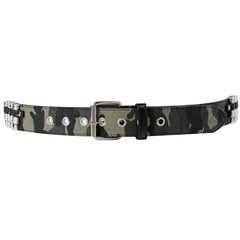 Men's Camo Belt with Bullet Head Decoration