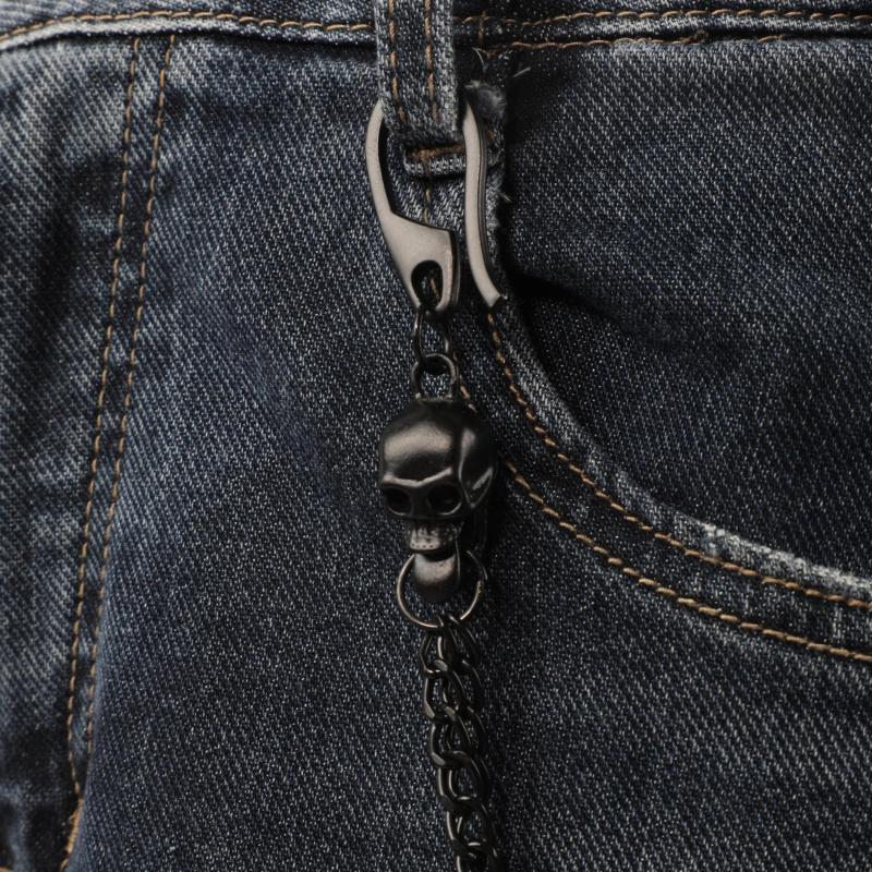 Men's Punk Hip Hop Skull Metal Waist Chain Pants Chain