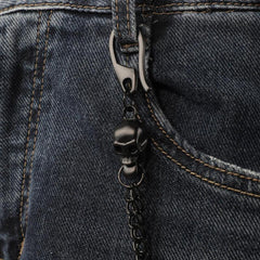 Men's Punk Hip Hop Skull Metal Waist Chain Pants Chain