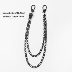 Men's Punk Hip Hop Skull Metal Waist Chain Pants Chain
