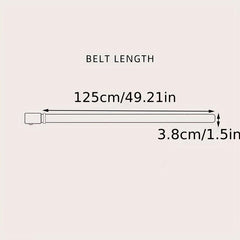 Women's Casual Woven Belt Vintage Canvas Belt