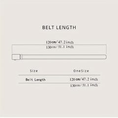 Men's Automatic Buckle PU Leather Belt Casual Business Belt