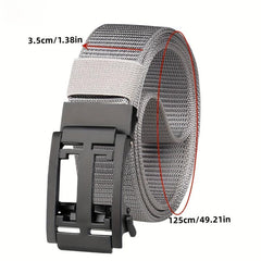 Men's Alloy Automatic Buckle Nylon Tactical Belt