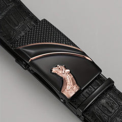 Men's PU Leather Automatic Buckle Belt