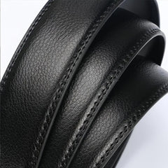Men's Casual PU Leather Auto Buckle Belt