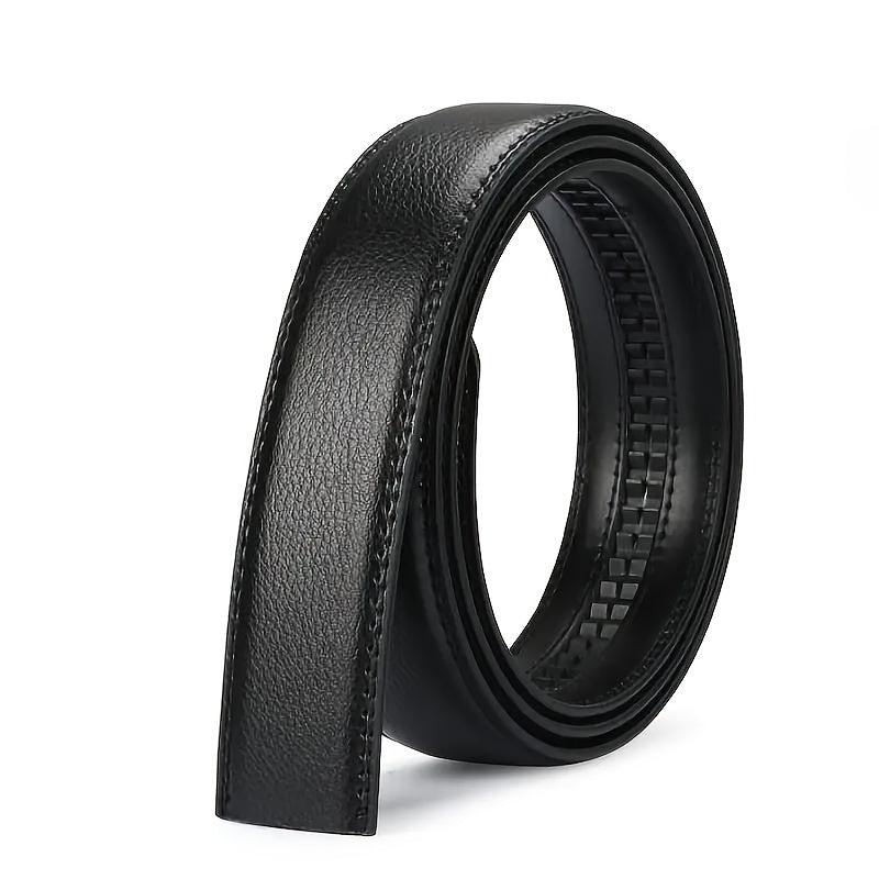 Men's Casual PU Leather Auto Buckle Belt