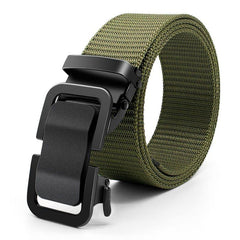 Toothless Automatic Buckle Canvas Military Training Belt