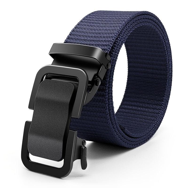 Toothless Automatic Buckle Canvas Military Training Belt