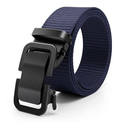 Toothless Automatic Buckle Canvas Military Training Belt