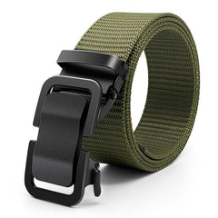 Toothless Automatic Buckle Canvas Military Training Belt