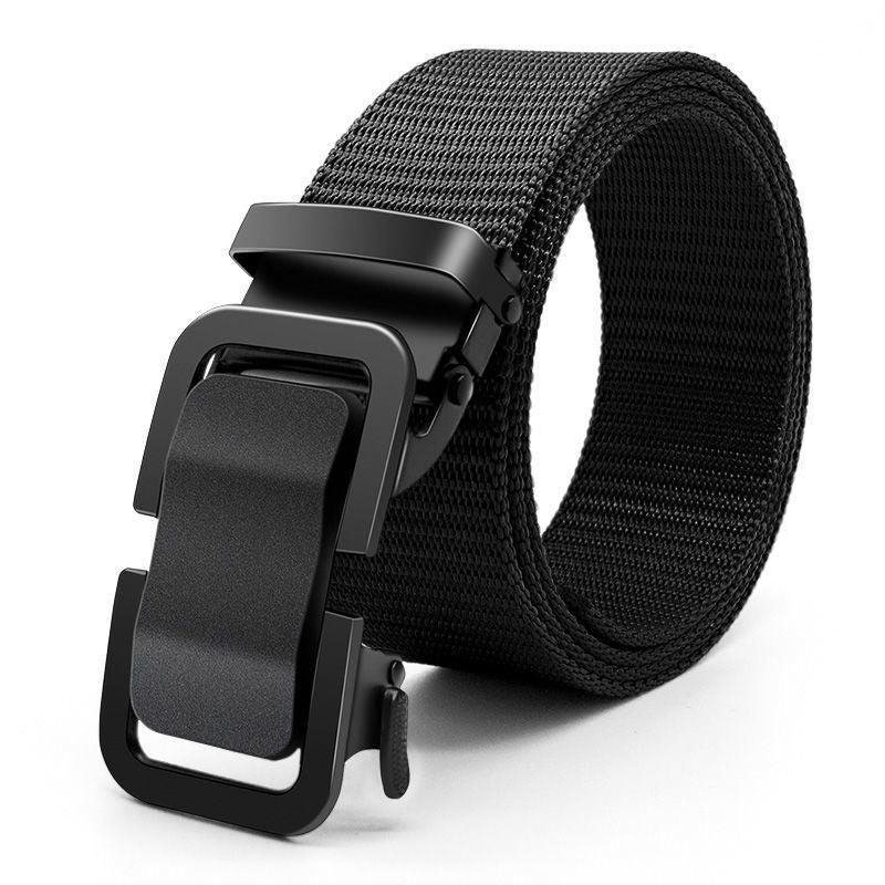 Toothless Automatic Buckle Canvas Military Training Belt