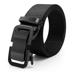 Toothless Automatic Buckle Canvas Military Training Belt