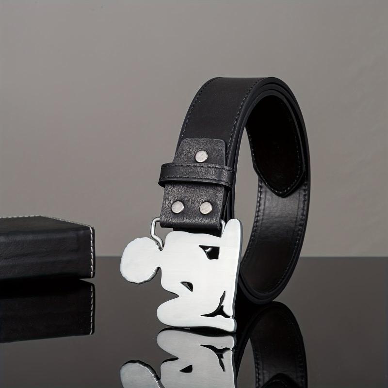 Casual Western Buckle Belt Retro Punk Rock PU Belt