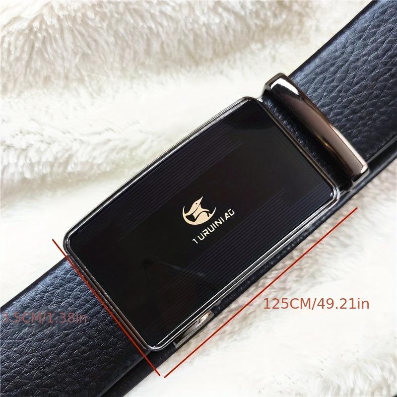 Men's Automatic Buckle Belt - Genuine Leather