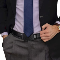 Men's Ratchet Slide Belt - Trim To Fit - Dress Pant Shirt Oxfords