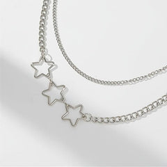 Men's Pentagram Double Layered Pants Chain