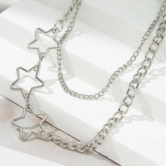 Men's Pentagram Double Layered Pants Chain