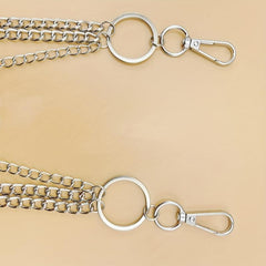 Pentagram Layer Pant Chain Men's Y2K Jewelry