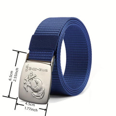 Tactical Canvas Automatic Buckle Belt for Men