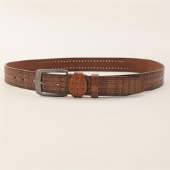 Men's PU Leather Belt Decorative Accessories Husband Boyfriends Birthday
