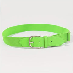 Men's Baseball Belt - Adjustable Elastic Waistband for Comfort