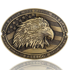 Western Cowboy Men's Eagle Belt Buckle