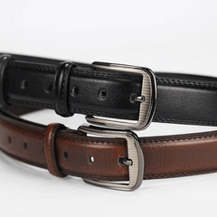 Real Belt Men's Belt Needle Buckle Belt