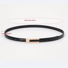 Small Leather Belt Wild Decoration Jeans Belt For Men