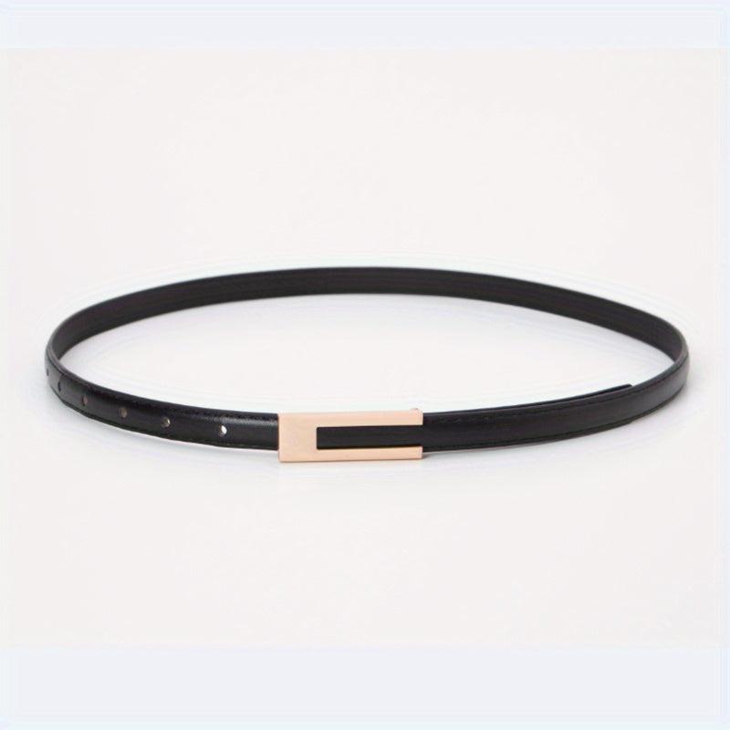 Small Leather Belt Wild Decoration Jeans Belt For Men