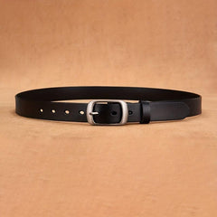 Men's Leather Belt Pin Buckle Jeans Belt Versatile Casual Pants Belt