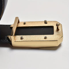 Men's Leather Buckle Belt Jeans Pants Belt