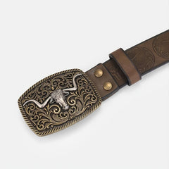 Men's Casual Vintage Western Cowboy Belt