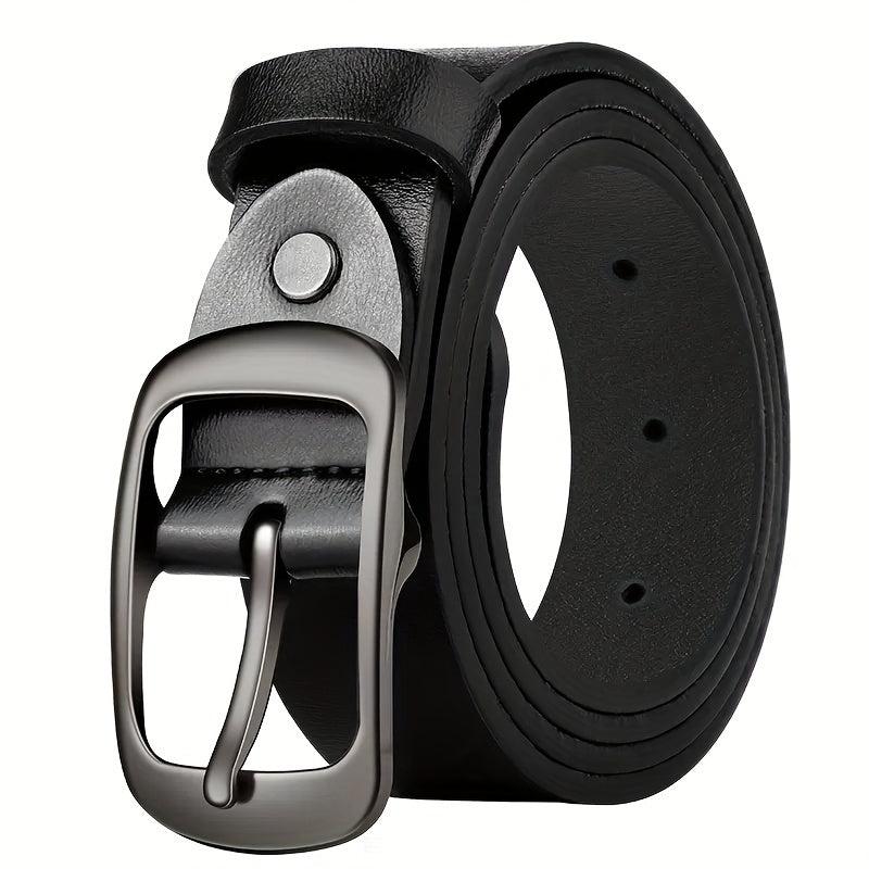 Versatile Leather Men's Belt Plus Size Cowhide Pin Buckle Casual Pants Belt